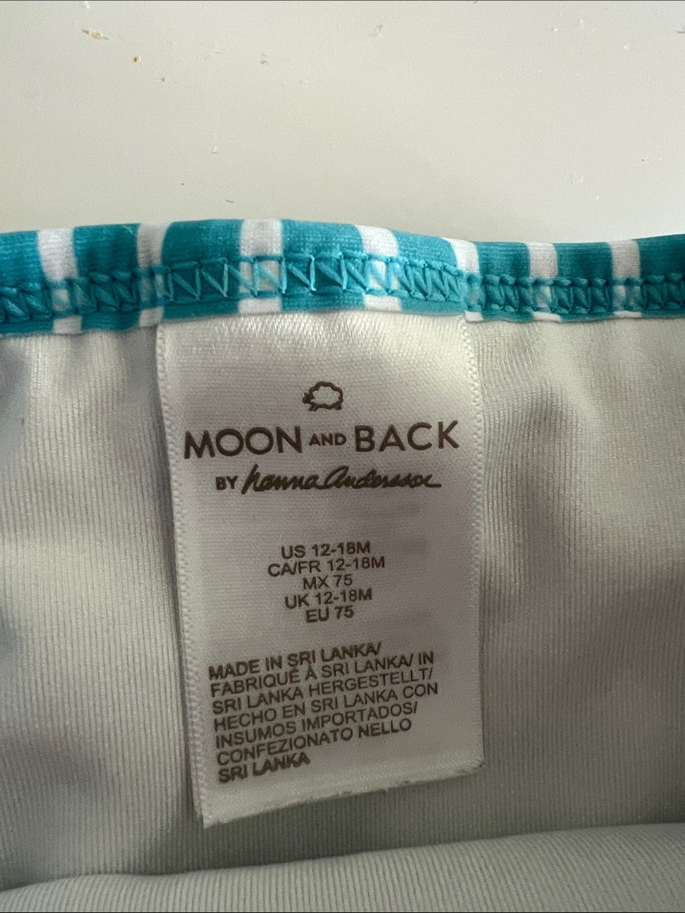 Hanna Andersson NWOT Girls Rash Guard Swimsuit Set | 12–18 Months | UPF 50+ - Picture 2 of 5